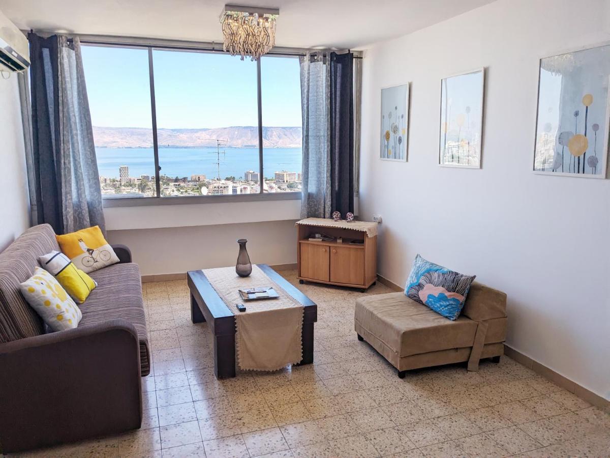 1Bdrm Apt With Panoramic View Of Sea And Mountains طبريا المظهر الخارجي الصورة